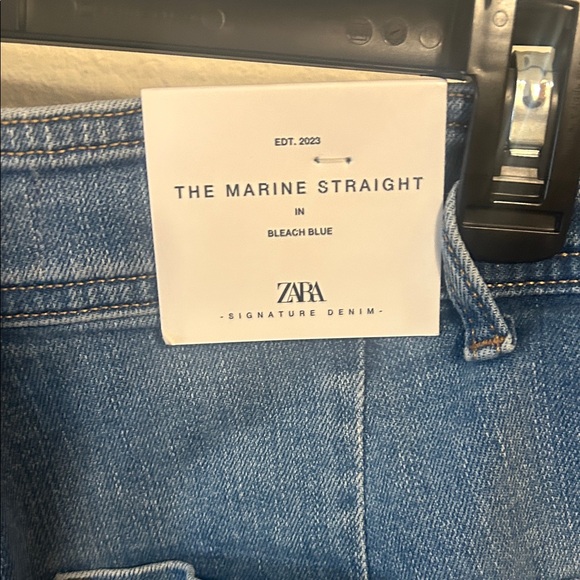 Zara Marine straight Jeans in Classic Blue - Picture 4 of 7